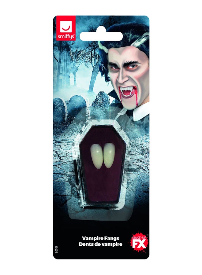 طقم أغطية أسنان بتصميم مصاص دماء مكون من قطعتين - Image 1