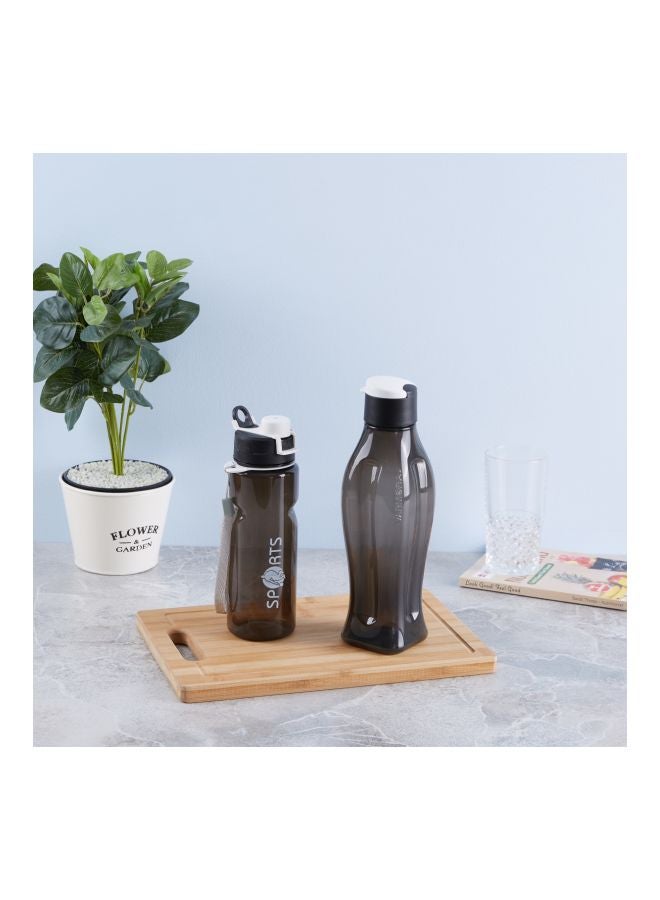 Home Box Midas Sports Water Bottle Black/White 650mm - Image 4