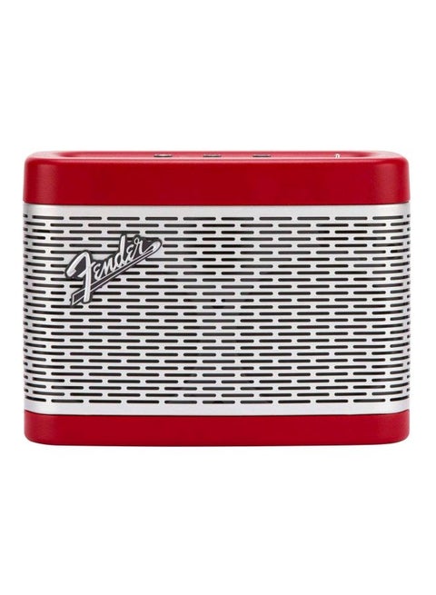 Newport Portable Bluetooth Speaker Red/Silver