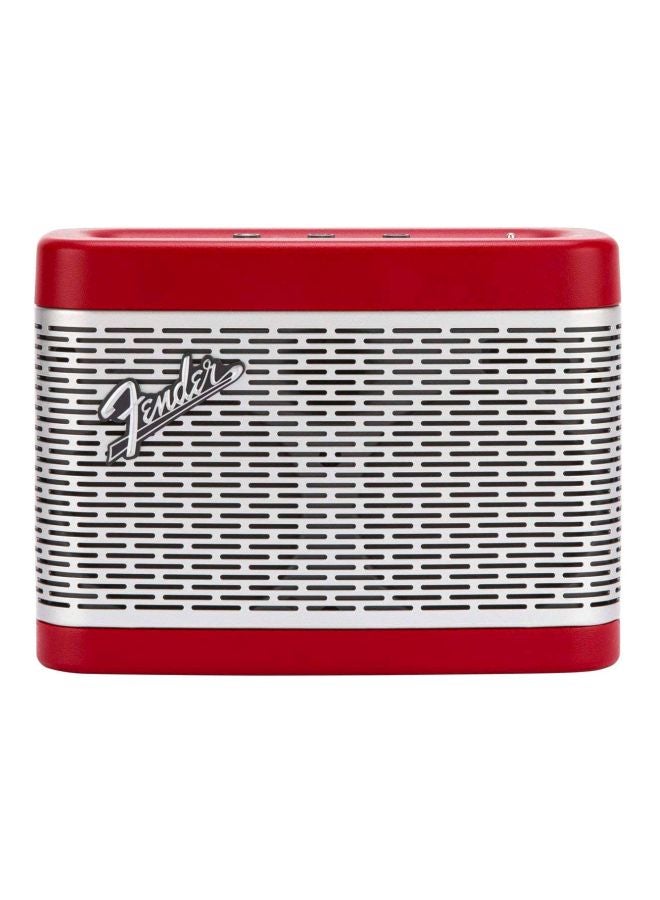 FENDER - Newport Portable Bluetooth Speaker Red/Silver - Image 1