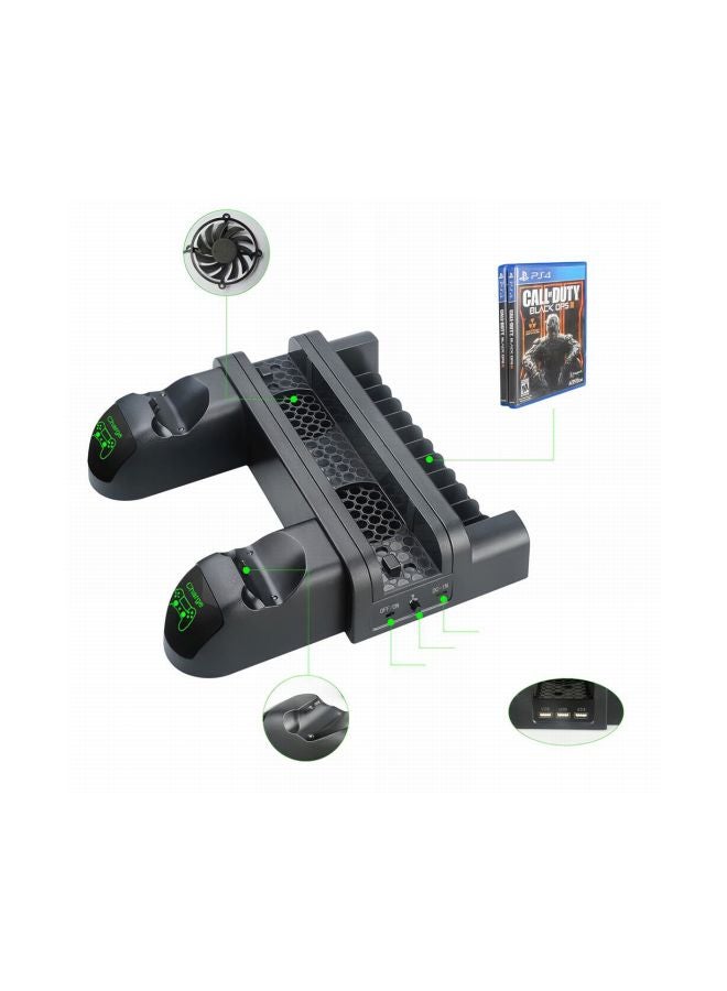 Multifunction Vertical Cooler With Wired Charging Dock For PS4/PS4 Slim/PS4 Pro - Image 4