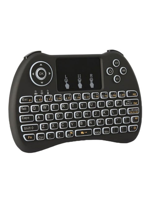 Wireless Keyboard With Touchpad Black