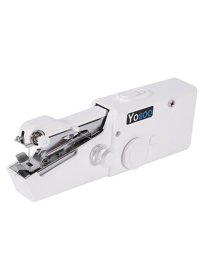 YOSOO Mini Portable Handheld Sewing Machine White/Silver White/Silver  - Image 1
