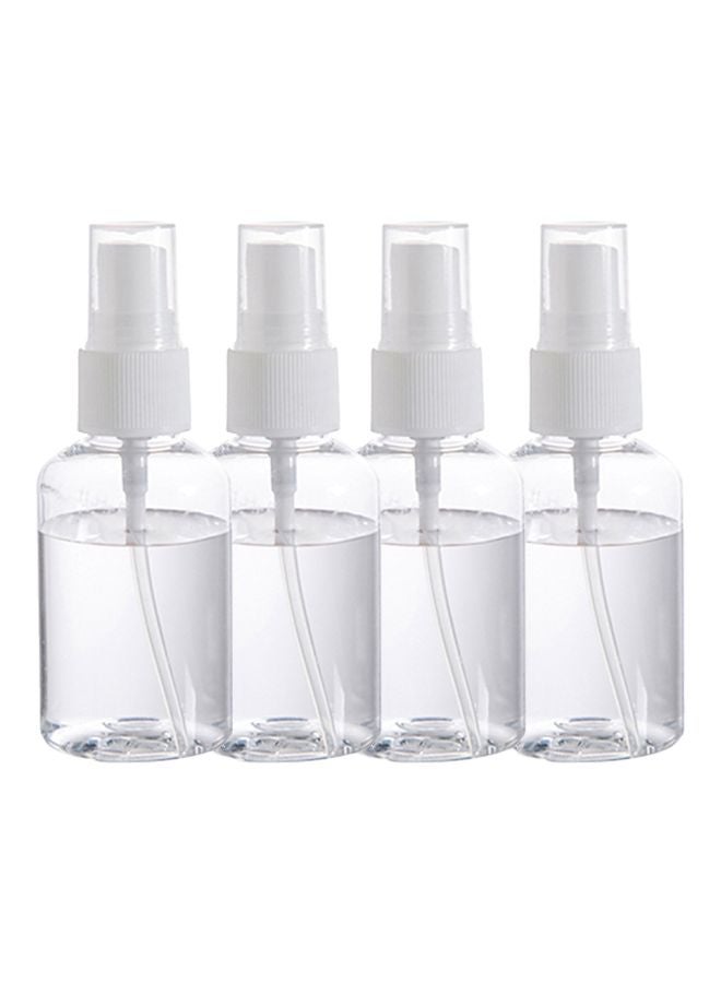 Pack Of 4 Mist Spray Bottles Transparent 22X13X14centimeter  - Image 1