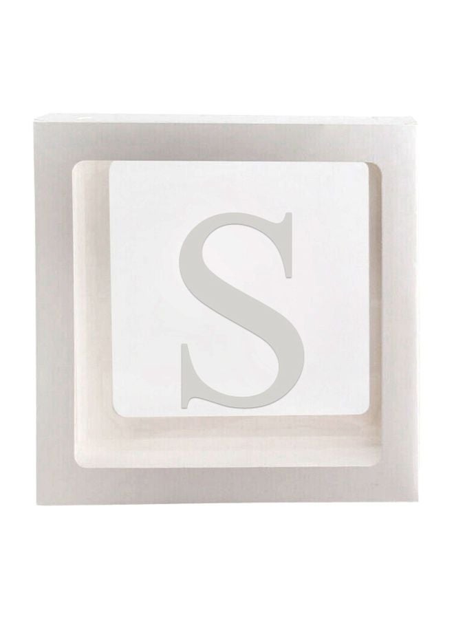 Letter S Designed Balloon Decoration Surprise Box DT1056 30x1x30cm  - Image 1