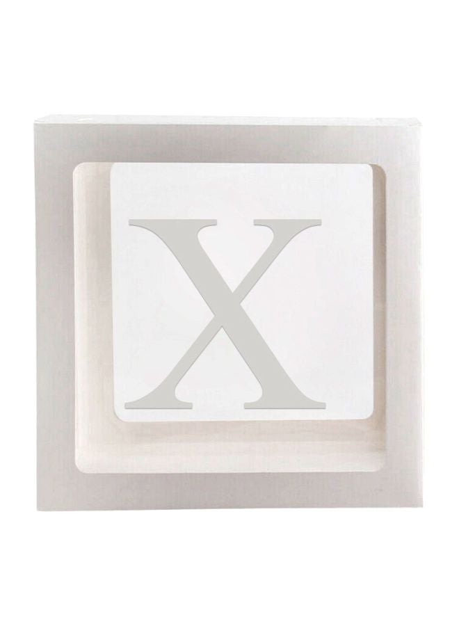 Letter X Designed Balloon Decoration Surprise Box DT1051 30x1x30cm  - Image 1