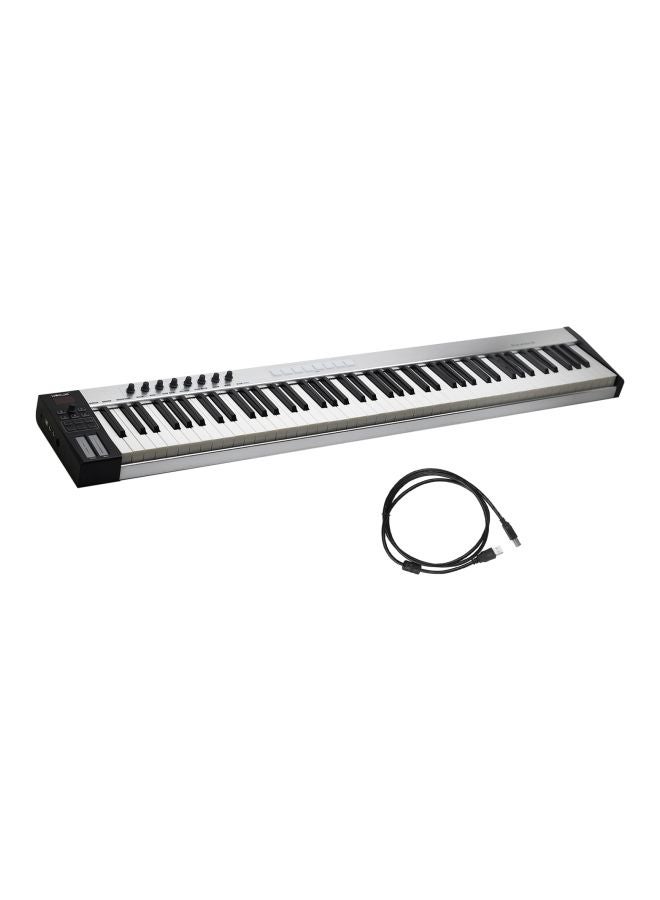 WORLDE - Blue Whale 88-Key Midi Controller Keyboard With USB Cable - Image 1