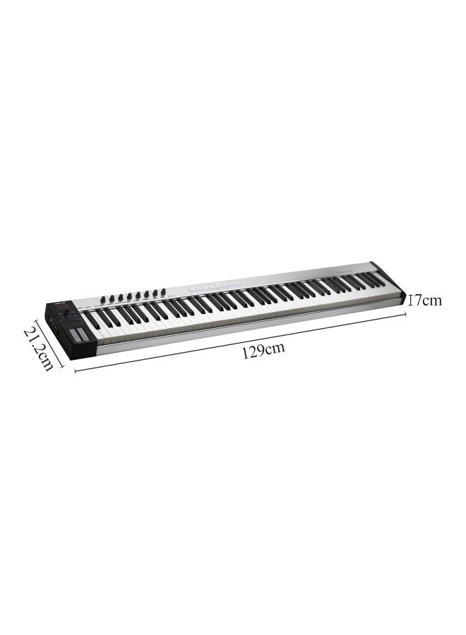 WORLDE - Blue Whale 88-Key Midi Controller Keyboard With USB Cable - Image 1