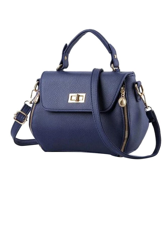 Generic - Detachable Strap Large Capacity Shoulder Bag Deep Blue - Image 1