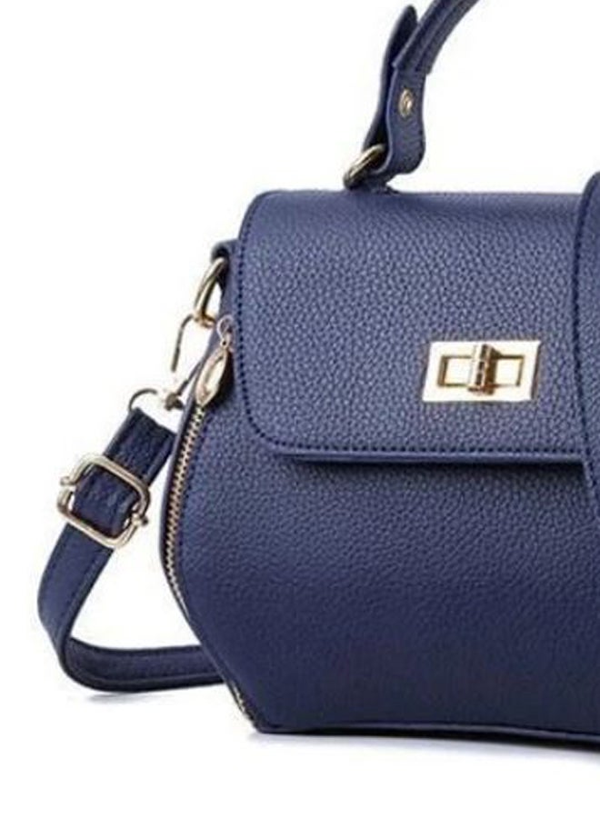 Generic - Detachable Strap Large Capacity Shoulder Bag Deep Blue - Image 1