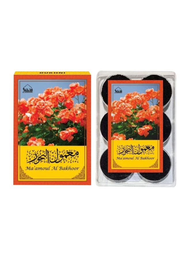 Pack Of 2 Maamoul Al Bakhoor Dark Brown 5x3.4x1.1inch