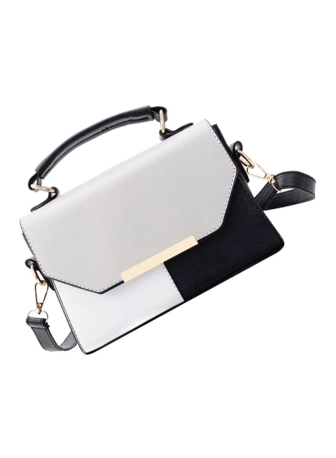 Elegant Satchel Bag Grey/Black - Image 2