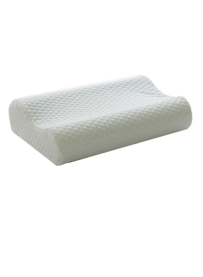 Pain Relief Neck Support Memory Foam Sleep Pillow Cotton White 31 x 50cm - v1589639297/N38086434A_1