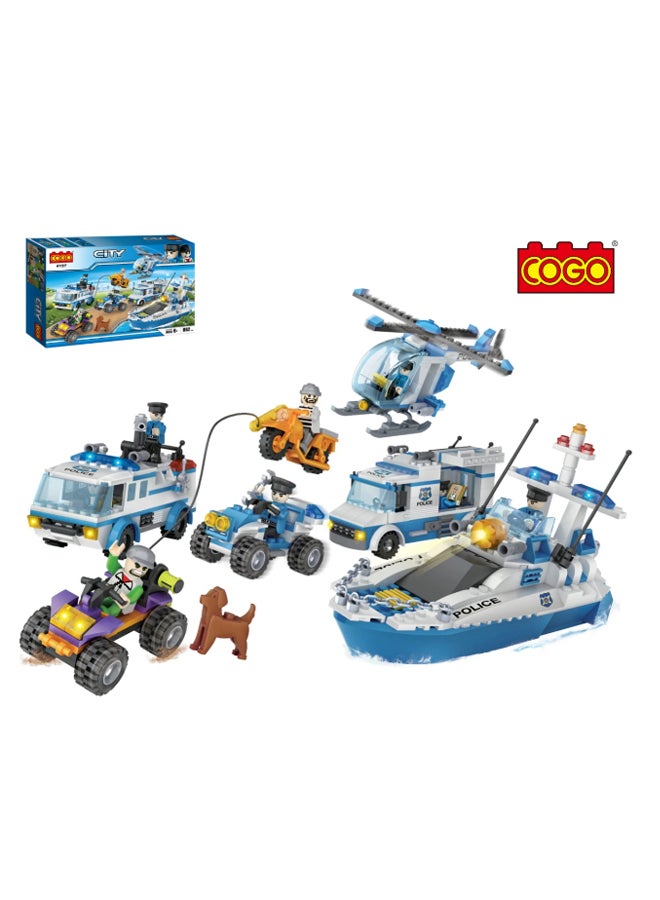 COGO 4157 City Police Building Set 6+ Years - Image 2
