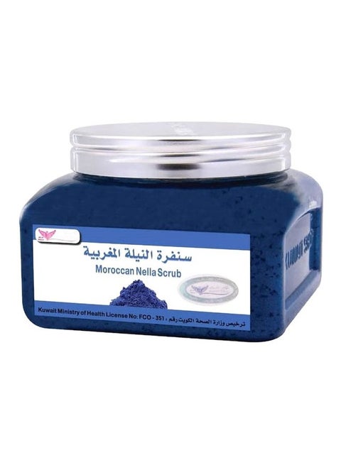 Moroccan Nella Scrub Blue 250grams