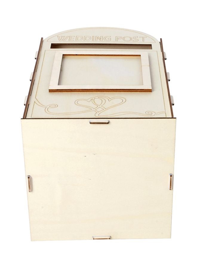 Heart-Shape Wooden Message Box  - Image 3