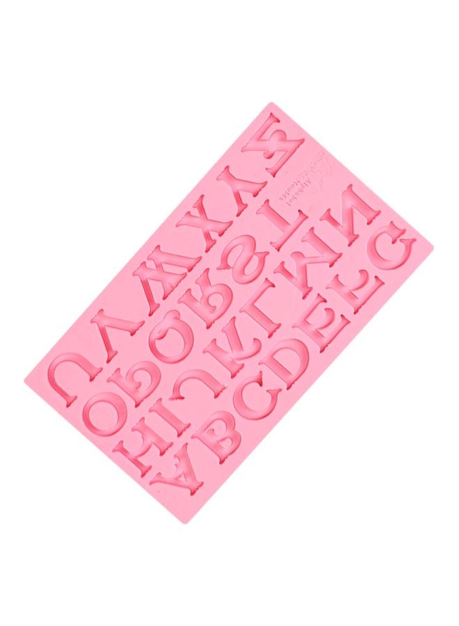 Alphabatic Letter Shaped Mould Pink 17.6x10.4x0.9centimeter - Image 3