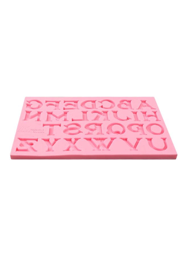 Alphabatic Letter Shaped Mould Pink 17.6x10.4x0.9centimeter - Image 4