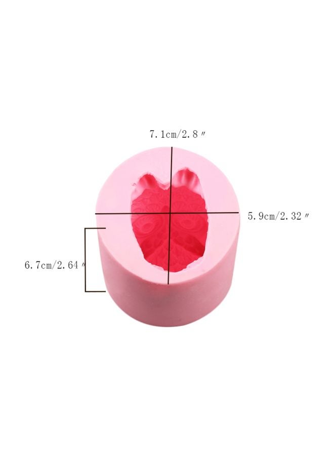 قالب على شكل بومة . وردي 7.1x6.7x5.9Ø³Ù†ØªÙŠÙ…ØªØ± - Image 5