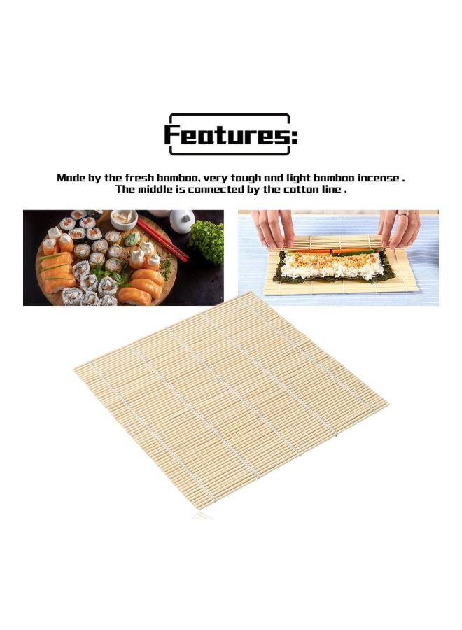 Bamboo Sushi Rolling Roller Bamboo 240x240x5mm  - Image 3