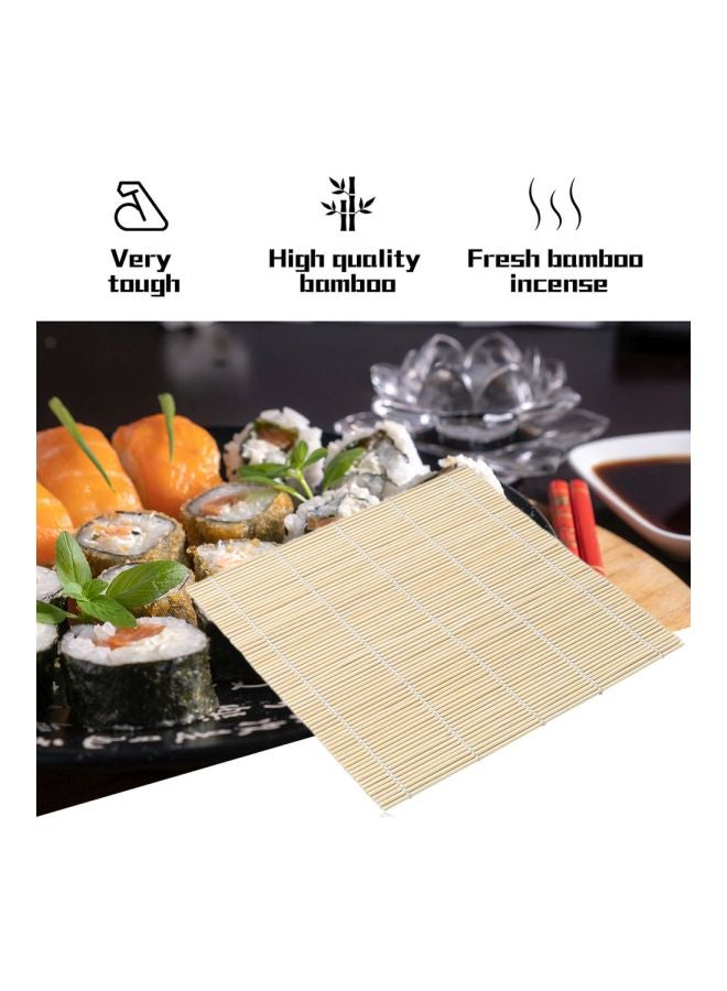 Bamboo Sushi Rolling Roller Bamboo 240x240x5mm  - Image 2