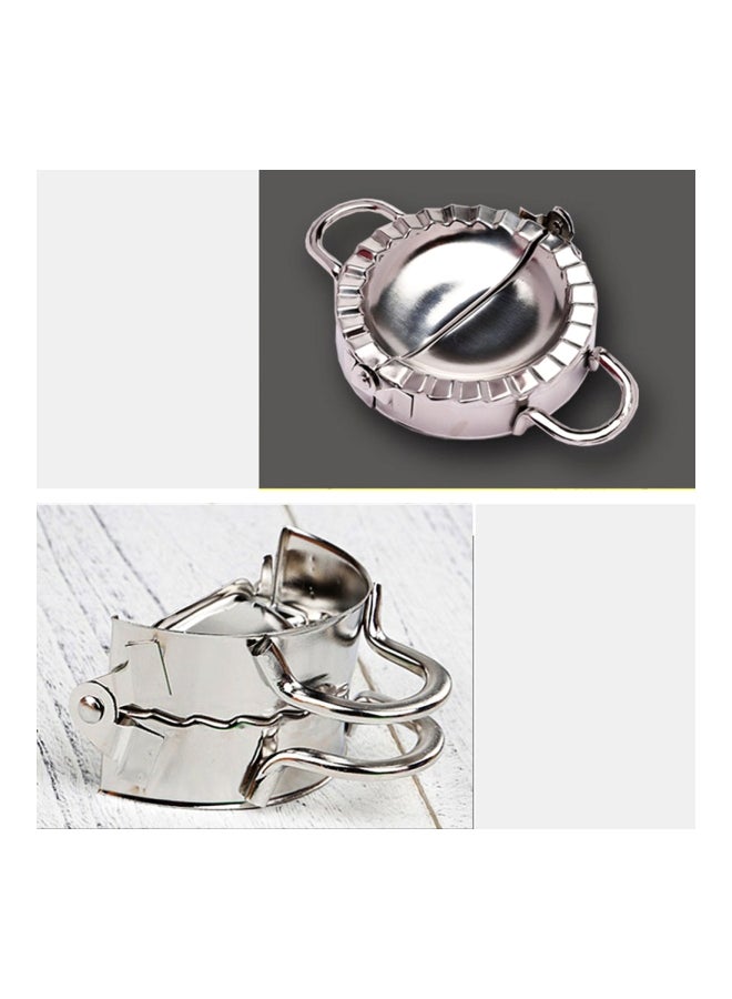 Stainless Steel Dumpling Maker Mold Silver 75x75mm - Image 3