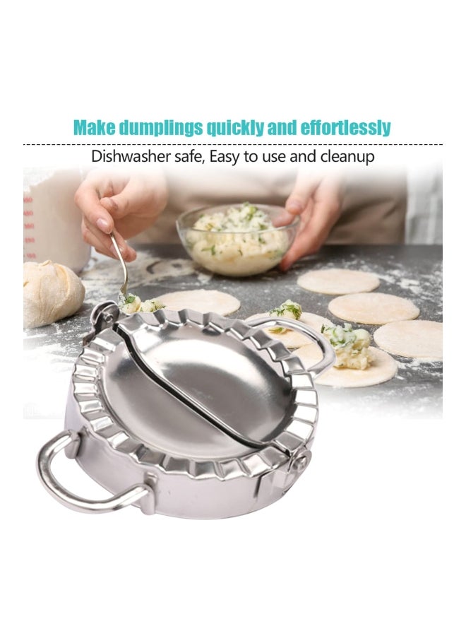 Stainless Steel Dumpling Maker Mold Silver 75x75mm - Image 2