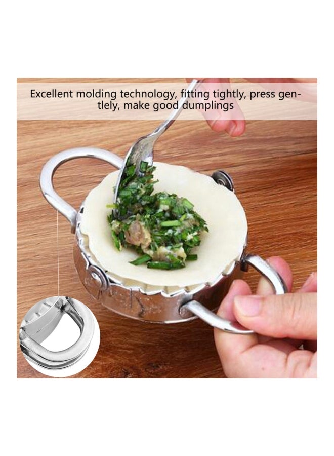 Stainless Dumplings Mould Silver 130x55x30mm - Image 4