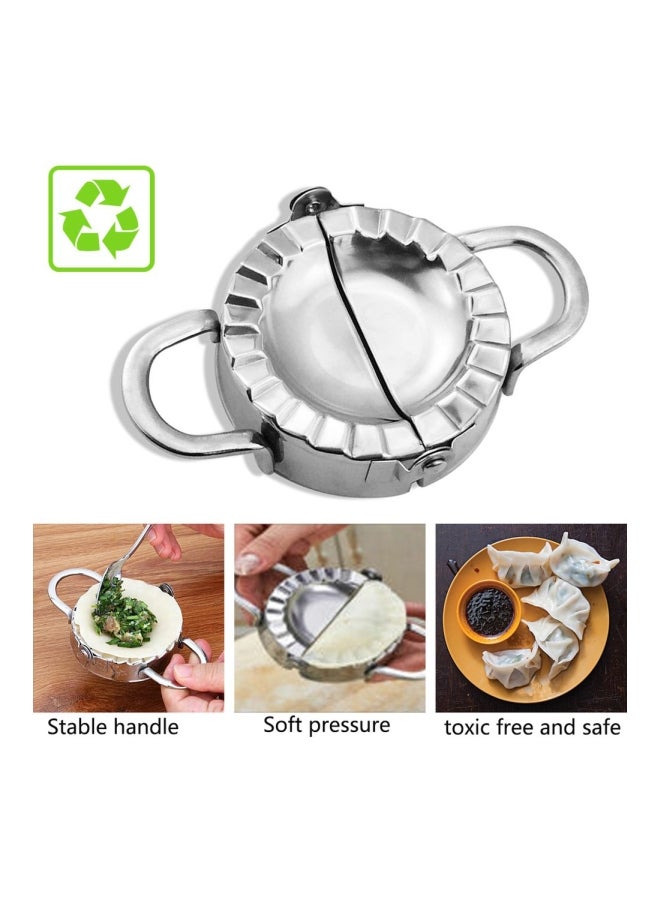 Stainless Dumplings Mould Silver 130x55x30mm - Image 5