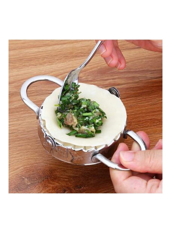 Stainless Dumplings Mould Silver 130x55x30mm - Image 3