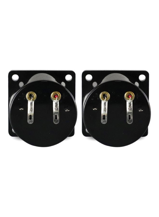 2-Piece Volume Unit Level Meter Black/White 10.5x7x7cm  - Image 2