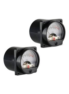 Generic 2-Piece Volume Unit Level Meter Black/White 10.5x7x7cm  - Image 3