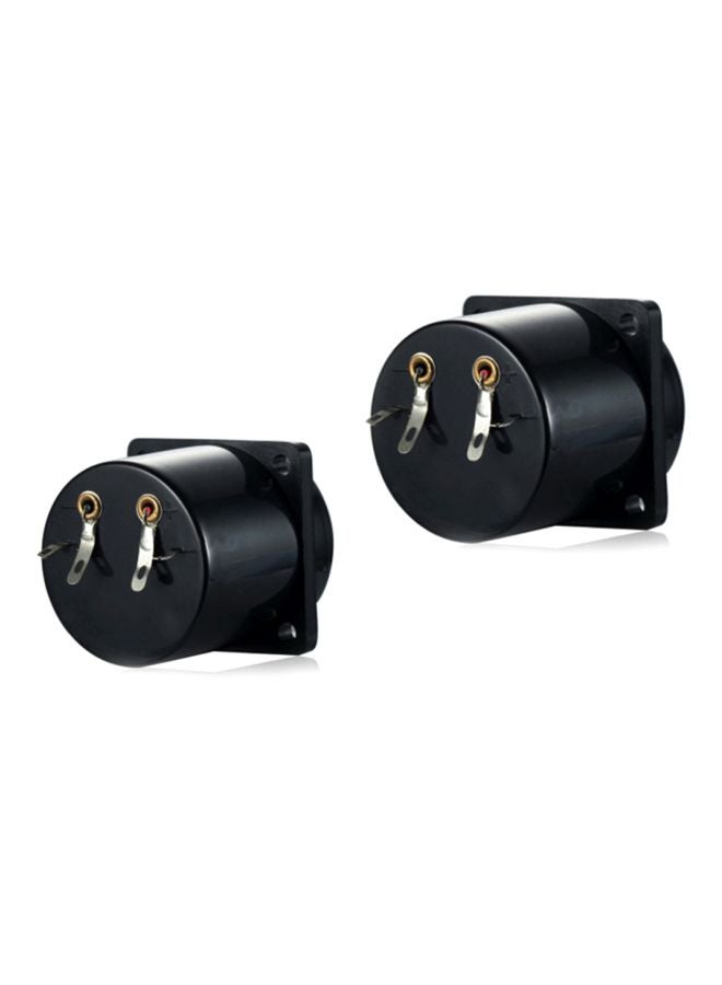 2-Piece Volume Unit Level Meter Black/White 10.5x7x7cm  - Image 4