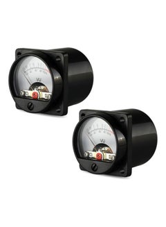 Generic 2-Piece Volume Unit Level Meter Black/White 10.5x7x7cm  - Image 5