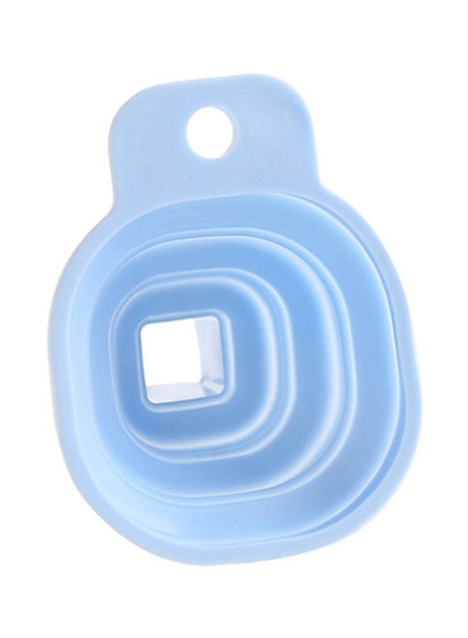Adjustable Silicone Funnel Blue 70x60mm  - Image 2