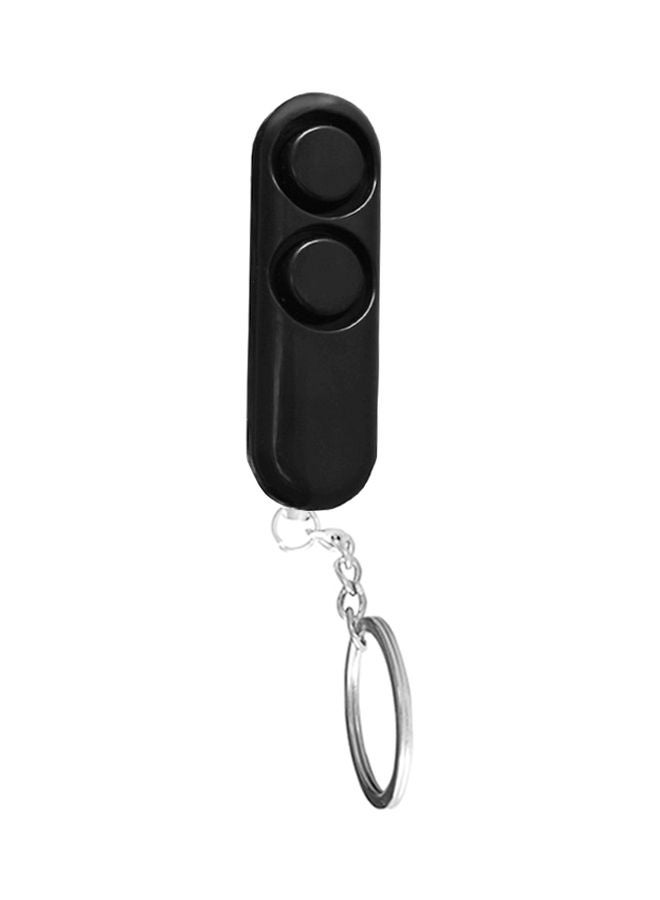 Self Defense Alarm Key Ring Black 11x4x5cm - Image 1