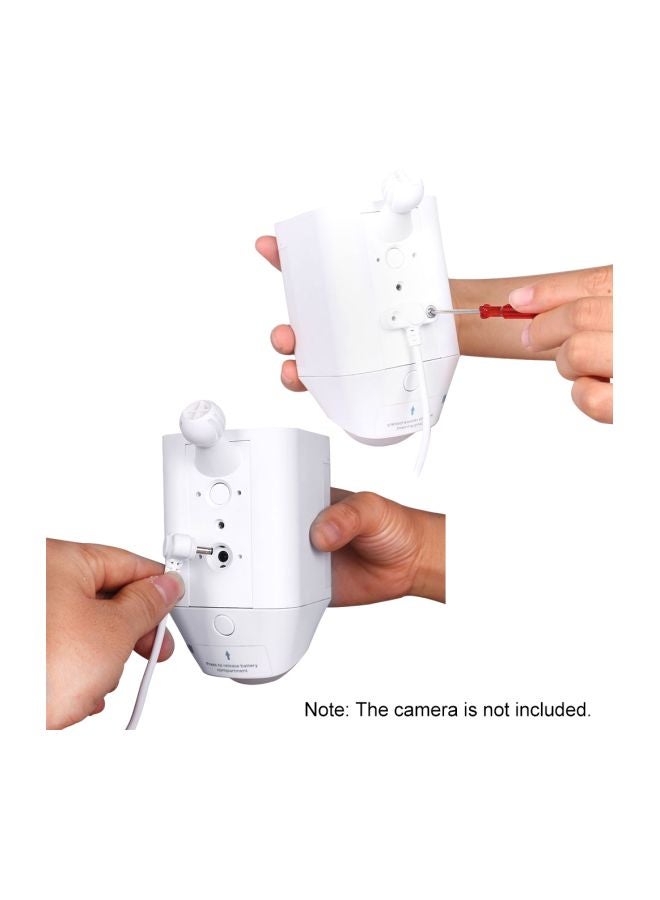 كابل تمديد يعمل بالطاقة الشمسية بتيار مستمر أبيض 2.5متر - Image 3