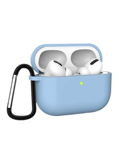 Protective Case With Keychain For Apple AirPods Pro Light Blue