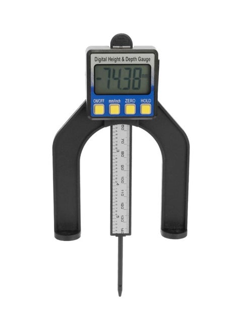 Digital Height And Depth Gauge Black 20.5x2x12.5cm