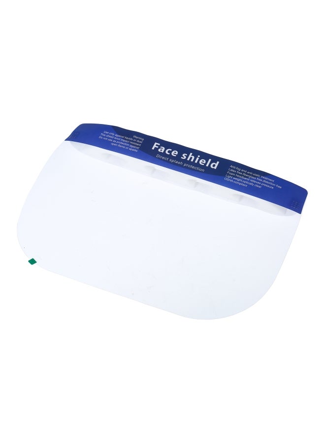 10-Piece Face Shield Set Clear/White 33x11x32cm  - Image 2