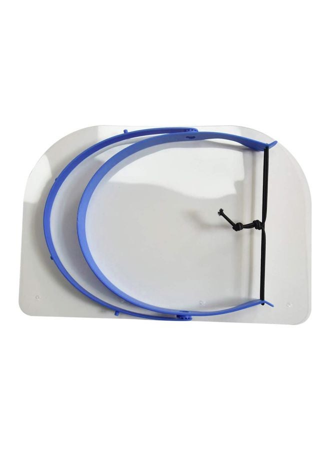 10-Piece Face Shield Set White/Blue 31.5x3.5x22cm - Image 1