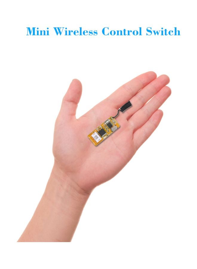 Smart Home Mini Relay Wireless RF Remote Control Switch Set Black/Yellow/Blue