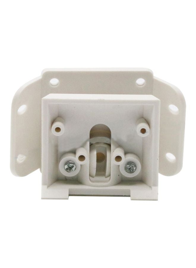 10-Piece Bracket For Wired PIR Motion Sensor Detector White 18x10x15cm - Image 2