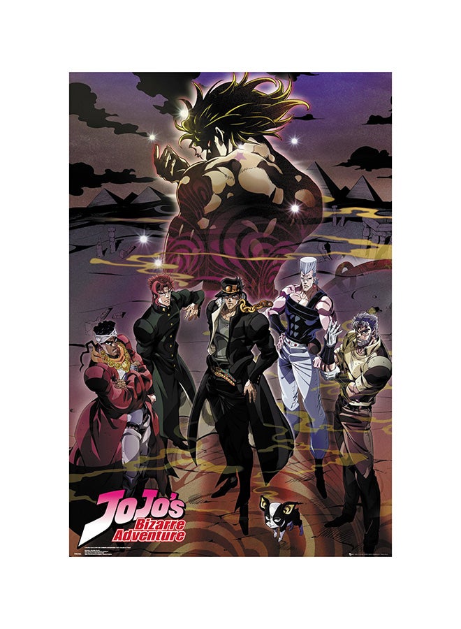 Jojo's Bizarre Adventure Group  Wallpaper multicolour 61 x91.5cm