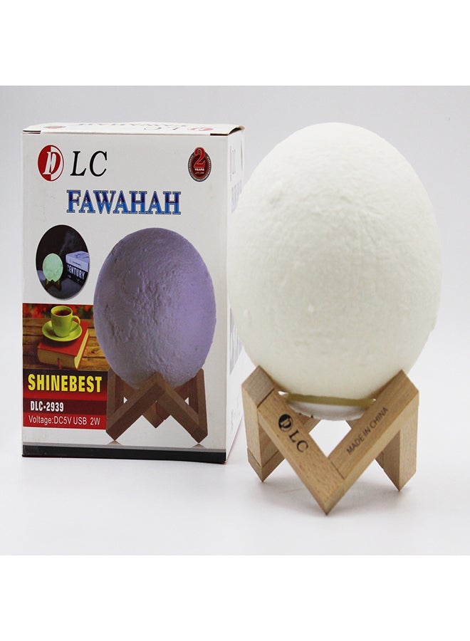 Fawahah With LED Colour Light 2W DLC-2939 White