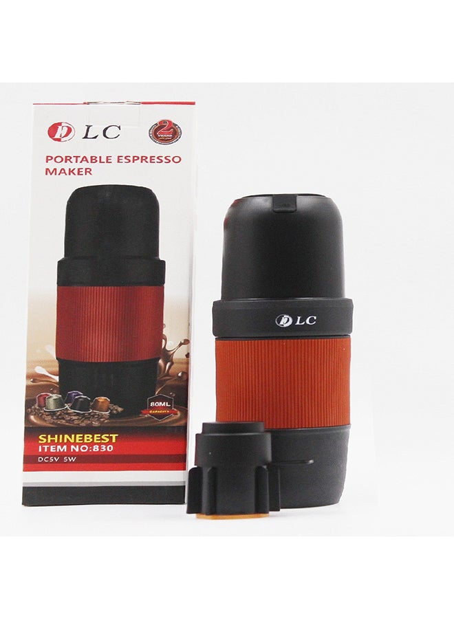 دي إل سي  ماكينة صنع إسبريسو محمولة 5.0 W DLC-CM7315 أسود - Image 3