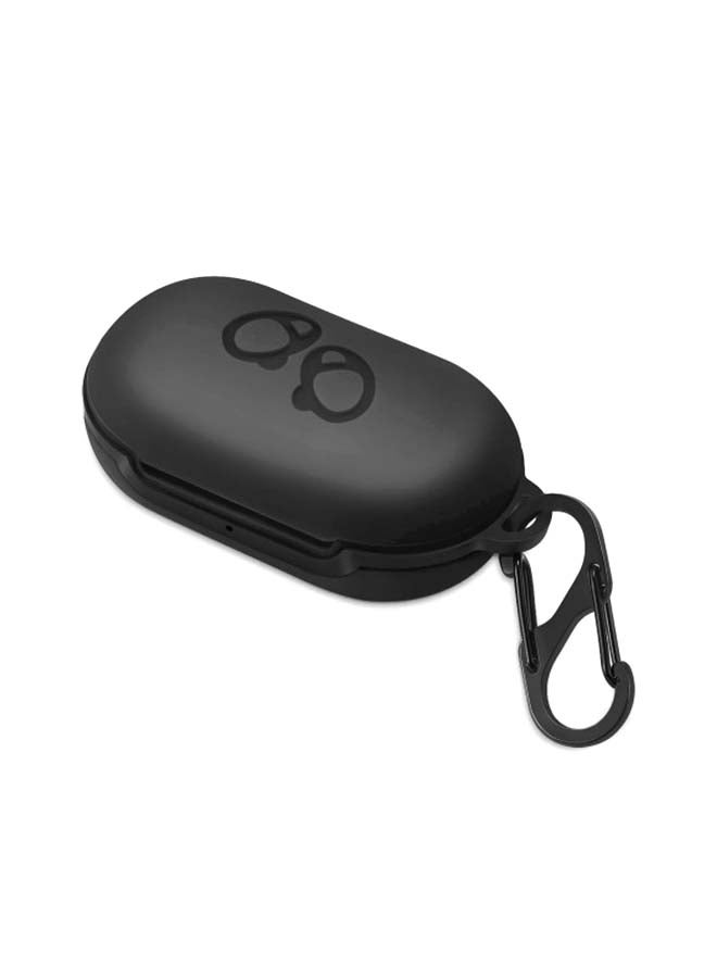 Silicone Protective Case with Carabiner for Samsung Galaxy Buds black - Image 1