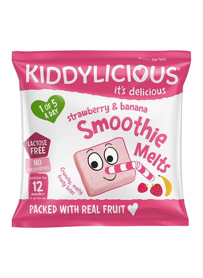 Kiddylicious Strawberry And Banana Smoothie Melts 6grams