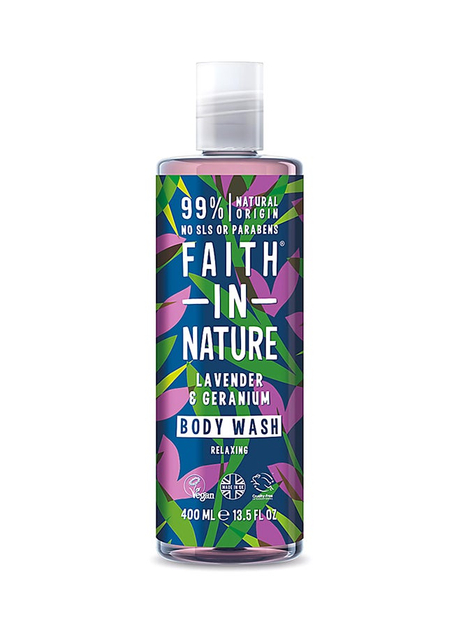 Faith in Nature Body Wash Lavender And Geranium 400ml 