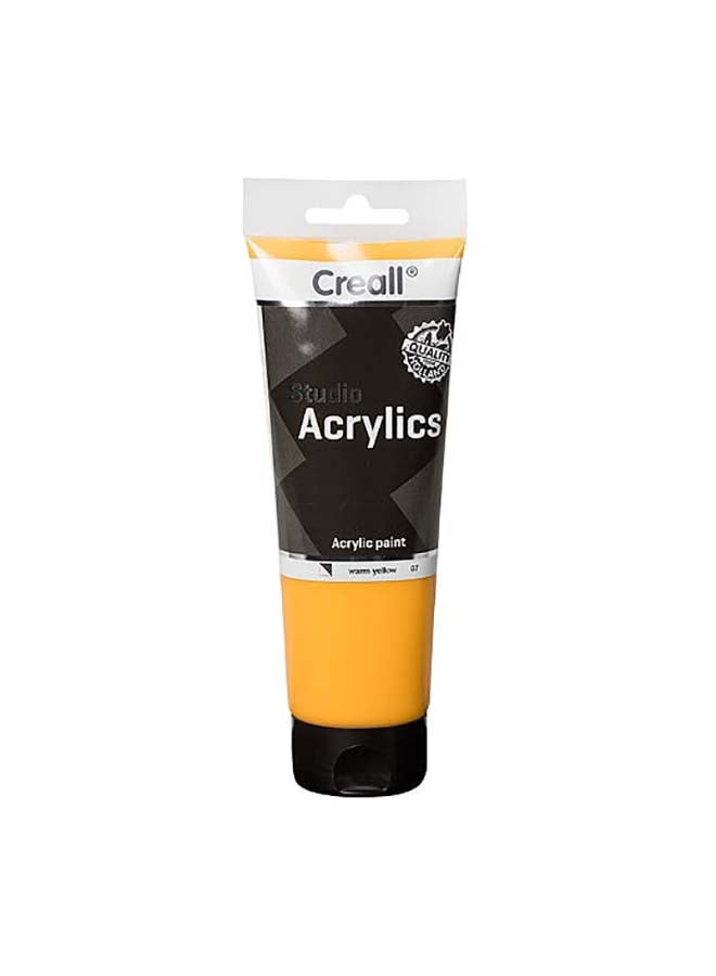 Creall Studio Acrylic Color Tube Warm Yellow - Image 1